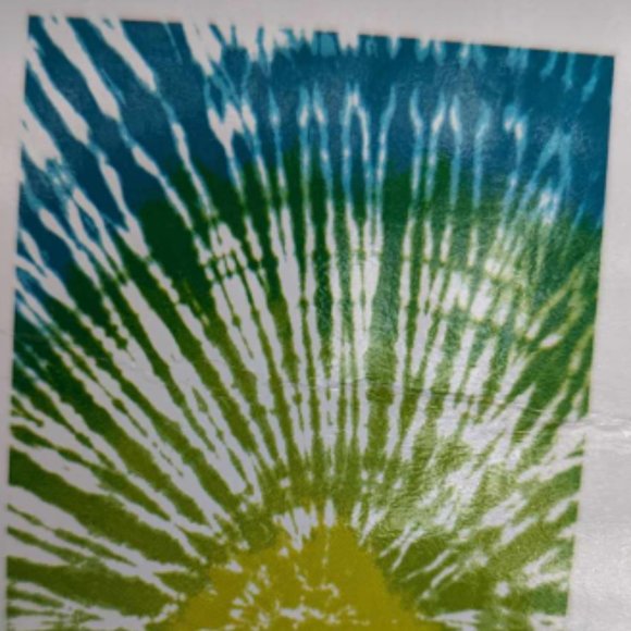 LAST ONE! NEW Dave Matthews Band Tie Dye Pool Beach Towel BLUE GREEN YELLOW DMB - Picture 6 of 8